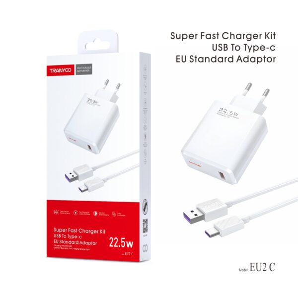 Tranyoo EU2-C Typec Fast Charger