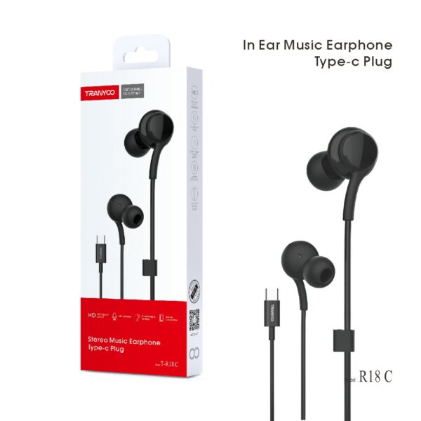 TRANYOO T-R18 TYPE-C Earphone