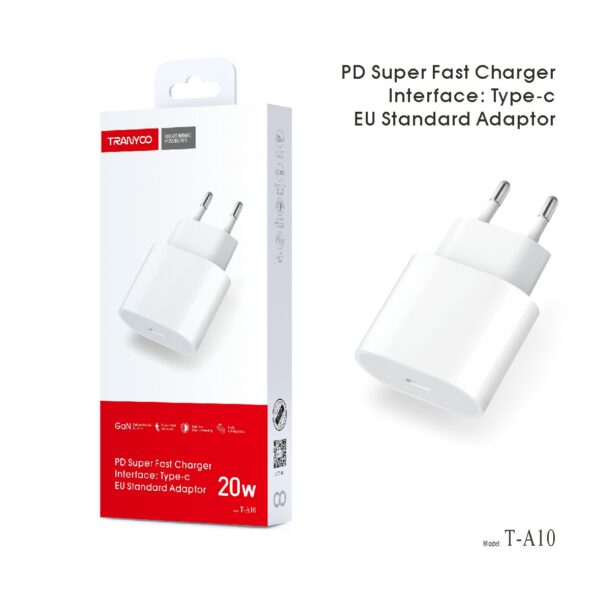 TRANYOO T-A10 PD+QC3.0 20W ADAPTER