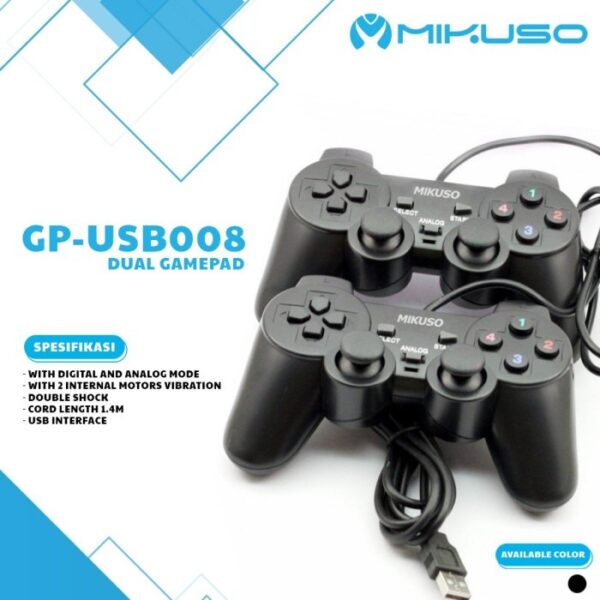 GPUSB008 Mikuso Dual Gamepad