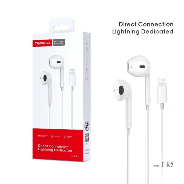 Tranyoo T-K5 Direct connect Lightning earphone