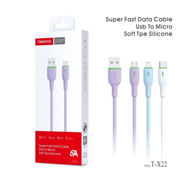 Tranyoo T-X22L Lightening Fast Data Cable