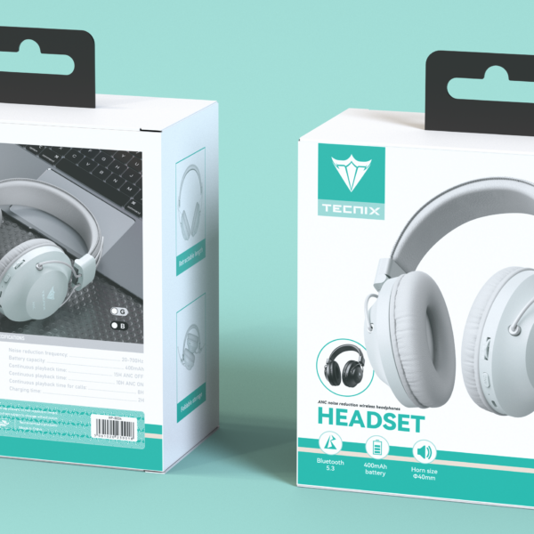 HPB034 Tecnix Noise Cancelling Wireless Headphone