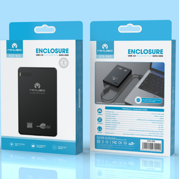ECS022 Mikuso USB3.0 HDD Case