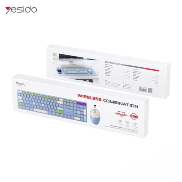Yesido Wireless keyboard And Mouse Set