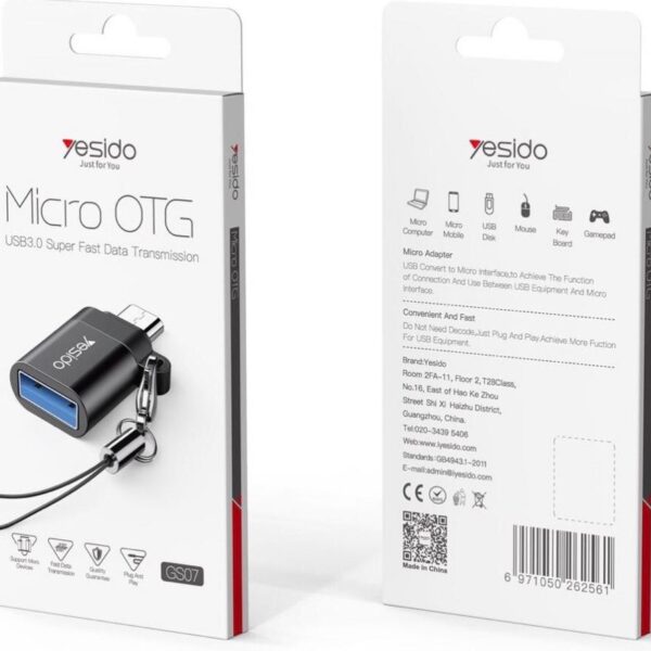 Yesido Micro OTG Fast Data Transmission GS07