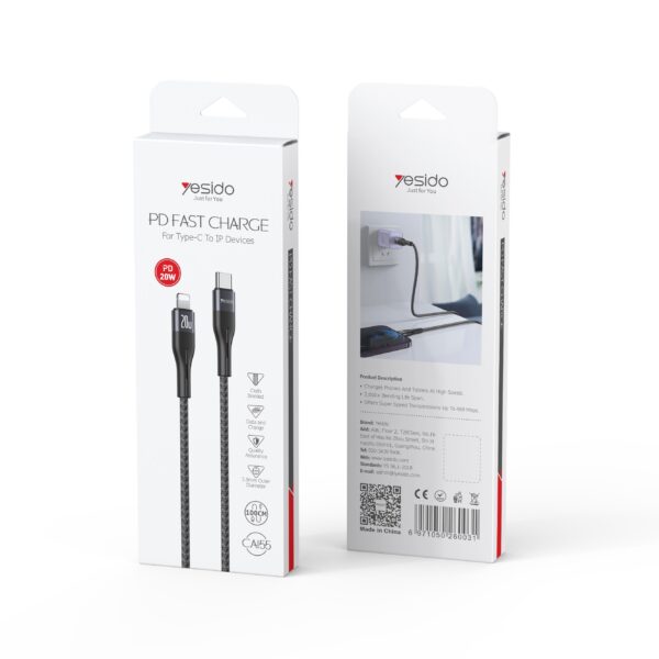 Yesido Type C To IP Fast Charge CA155