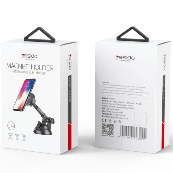 Yesido Retractable Car Magnet Holder C41