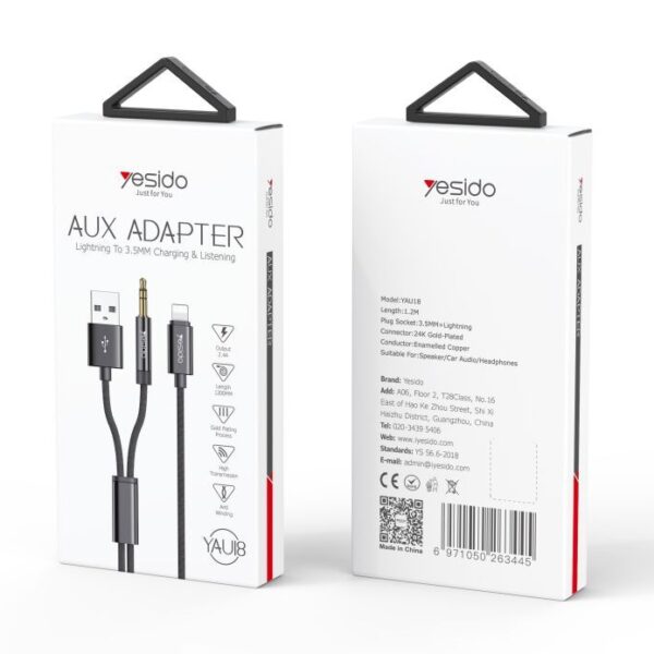 Yesido AUX Adapter IP To 3.5mm