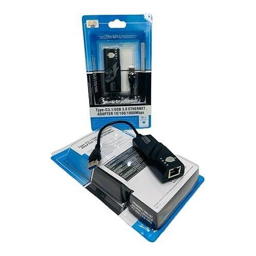 Type-C 3.1/USB 3.0 LAN Gigabit Ethernet Adapter Up To 1000 Mbps