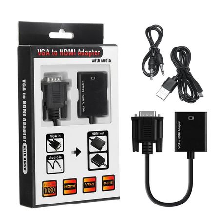 LMA- VGA to HDMI Adapter With Audio Output