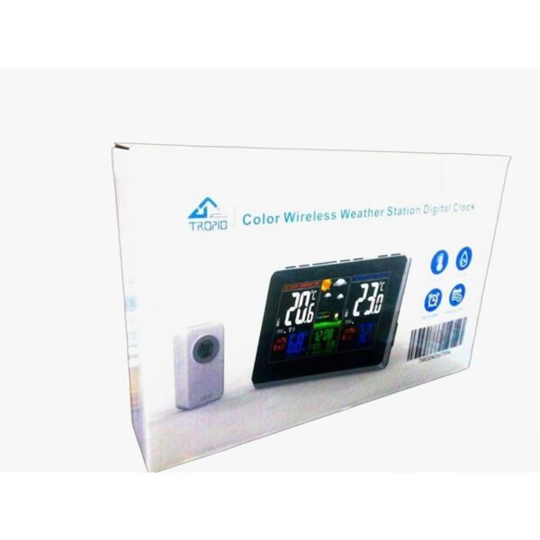 Tropio Color Wireless Weather Station Digital Clock