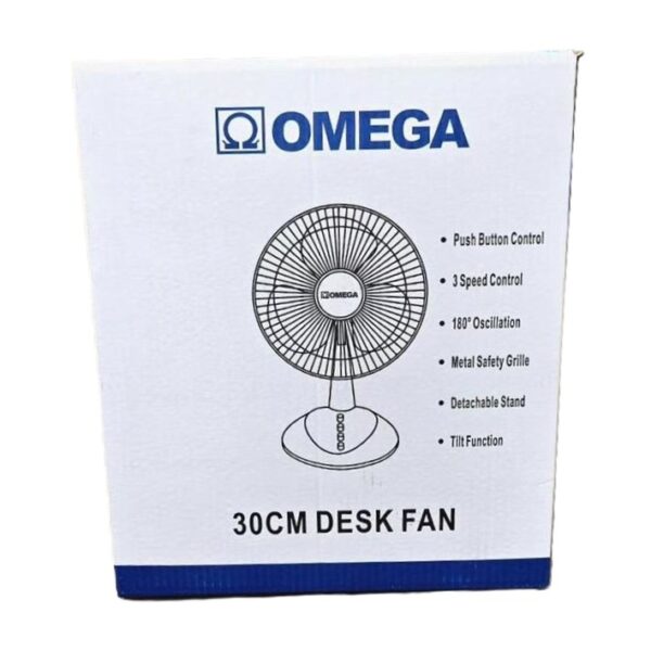 Omega 30CM Desk Table Fan
