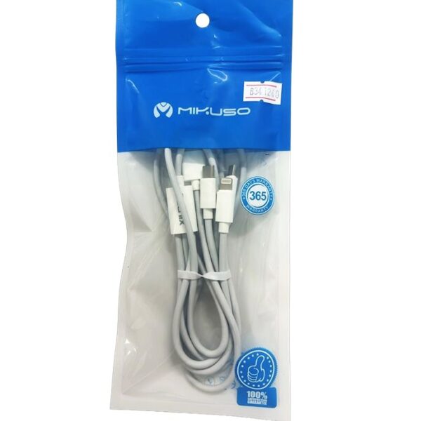 Mikuso 3 in1 Fast Charge Cable