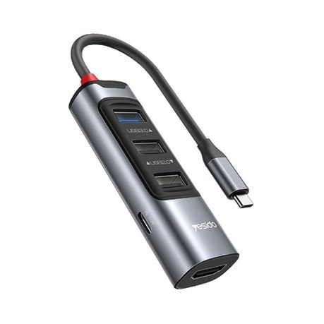 Yesido HB22 Type-C Multifunctional HUB Adapter Docking Station