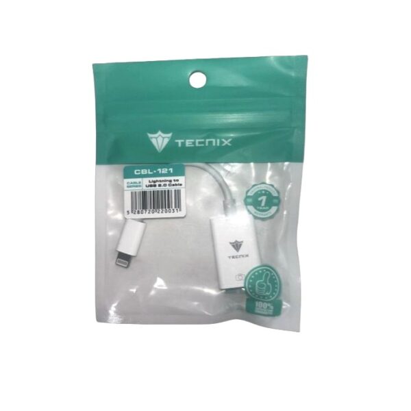 Tecnix CBL-121 Lightning To USB 2.0 Cable