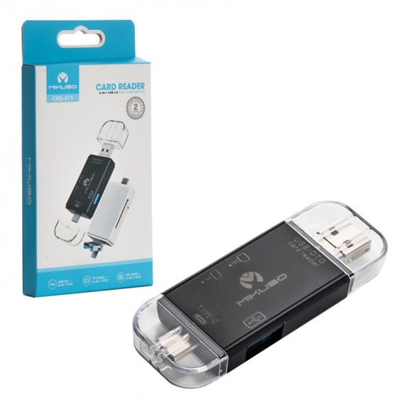 Mikuso USB 2.0 6-IN-1 MULTI-Function Card Reader