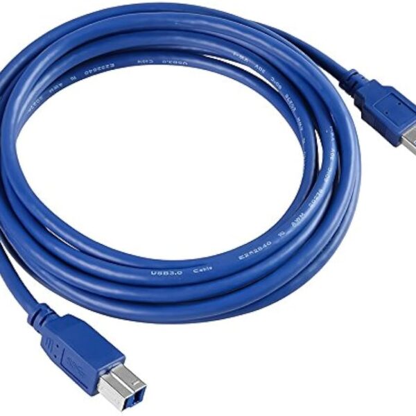 Blue USB AM TO BM Cable 1.5M