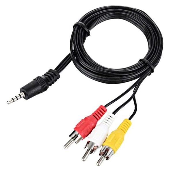 AUX TO 3 RCA CABLE