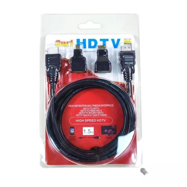 HDTV 3IN1 1.5M Cable