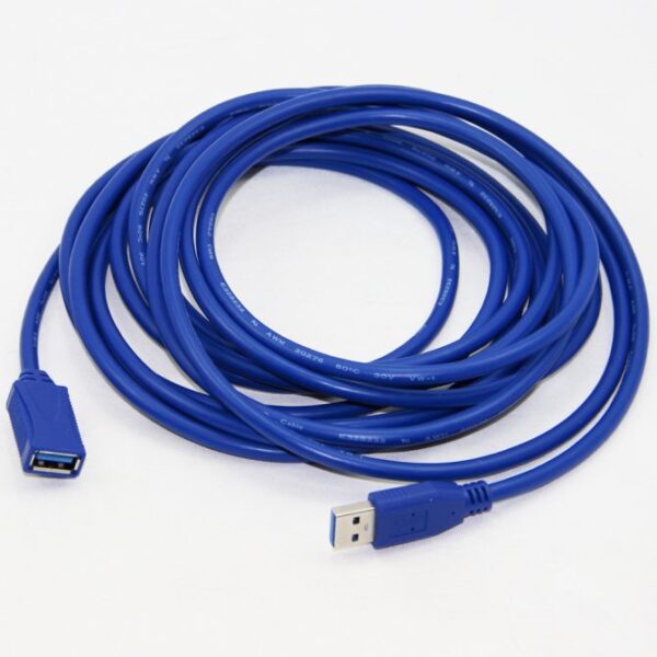 Blue USB AM TO F Cable 1.5M