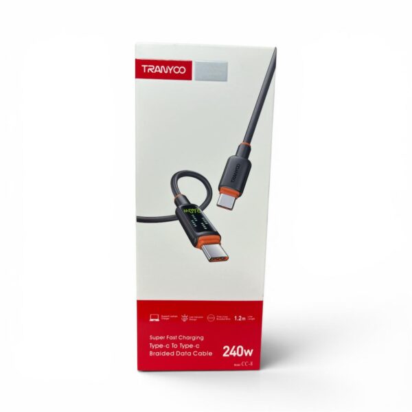 Tranyoo super fast charging Type-c to Type-c 240w